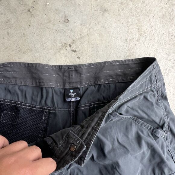 Kuhl Shorts Mens 36 Gray Hiking Outdoor Fishing Short Adult - Picture 2 of 3